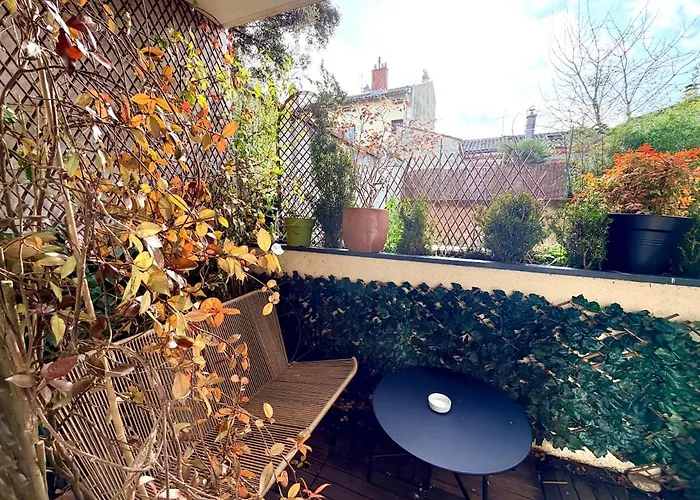Jardin Japonais - T2 Parking Prive Et Terrasse 아파트 툴루즈